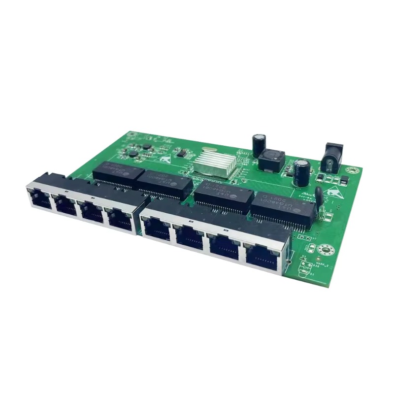 Managed Gigabit Poe Switch 8 Port 802.3At - 4/8/16/24ポート ギガビット マネージドPoEスイッチボード 802.3af/802.3at イーサネット機器 VLAN/QoSネットワーク制御対応