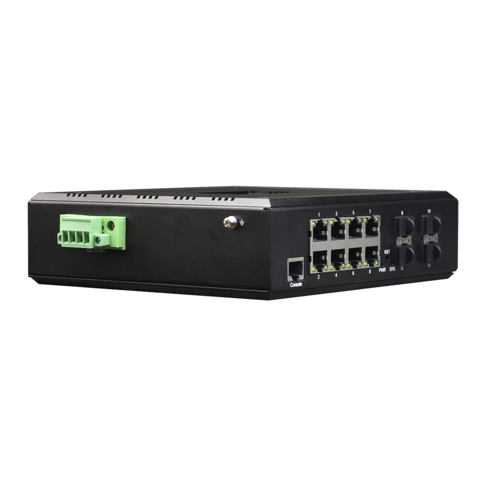 Sfp+ 10G Managed Switch 8 Port - L3 管理された 8 ポート ギガビット イーサネット産業用スイッチ、4