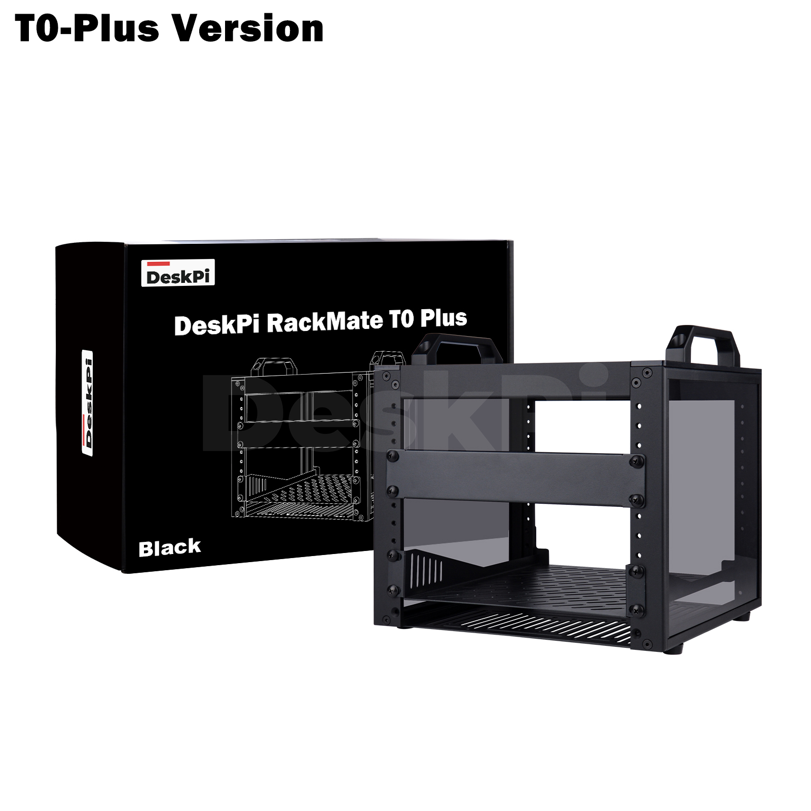 Deskpi Super6C - DeskPi RackMate T0-Plus ラックマウント、10インチ 4U サーバーキャビネット（ネットワーク、サーバー、オーディオおよびビデオ機器用）