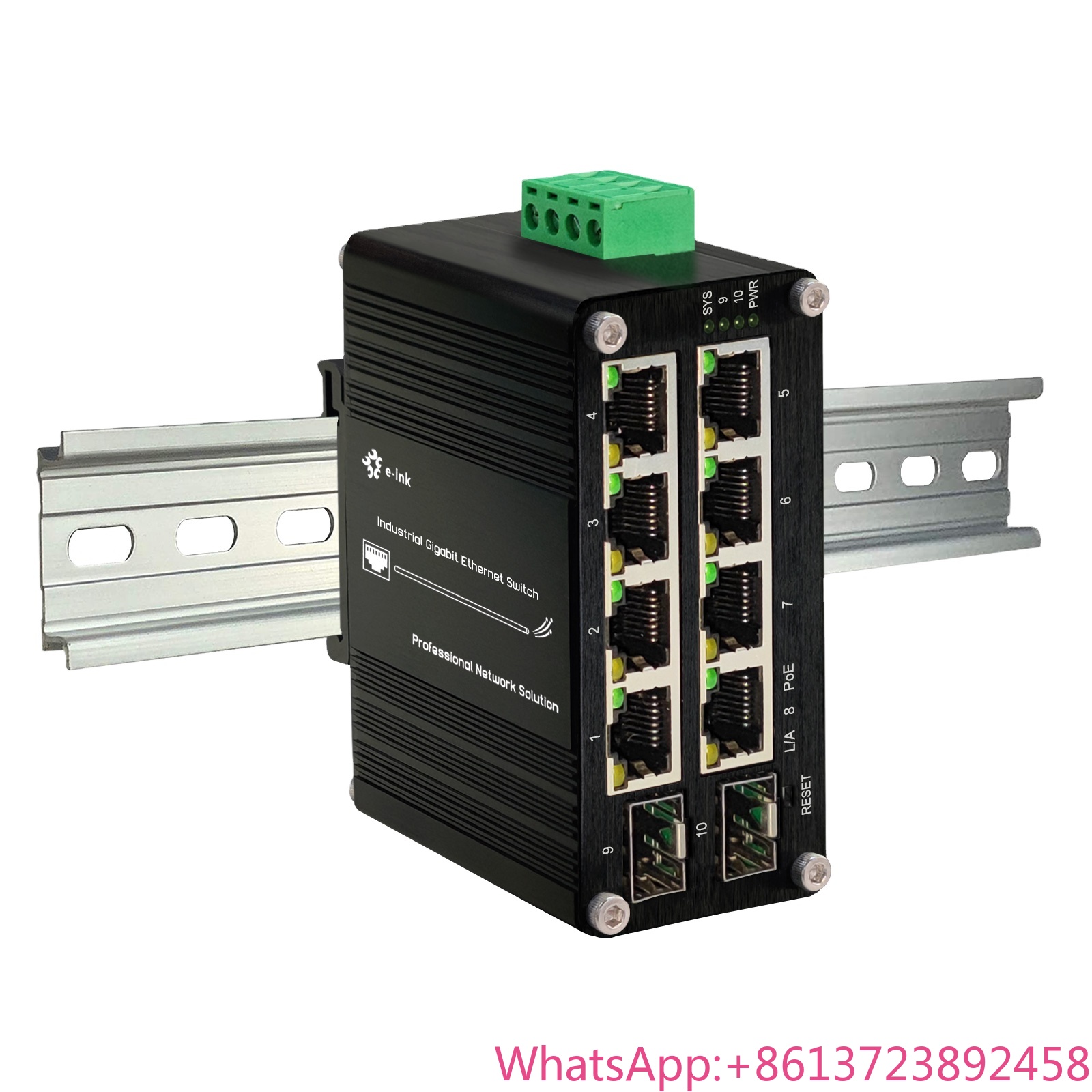 Managed Gigabit Poe Switch 8 Port 802.3At - マネージドPoEスイッチ 8ポート 10/100/1000T 802.3at から 2ポート