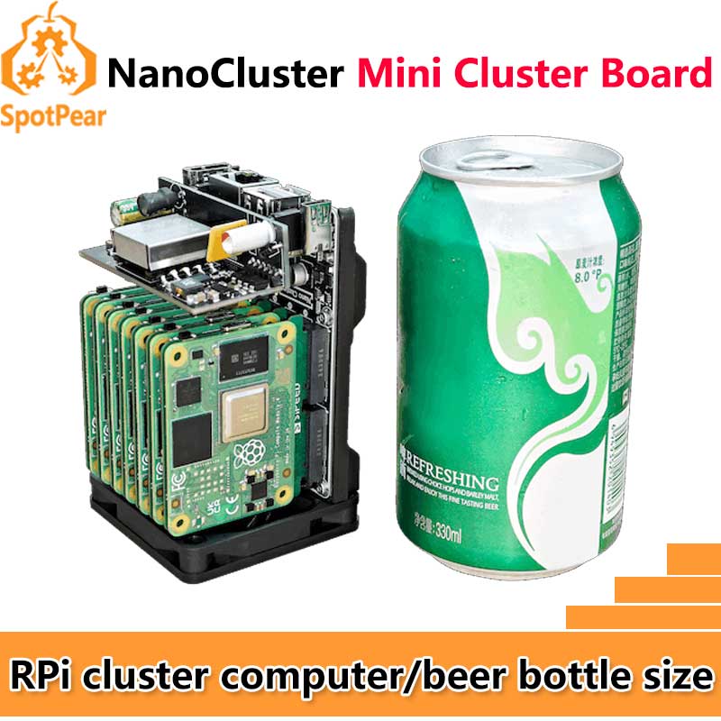 Deskpi Super6C - Sipeed NanoCluster ミニクラスタボードミニデータセンターラズベリーパイ CM45/コンピュータ/LM3H/M4N