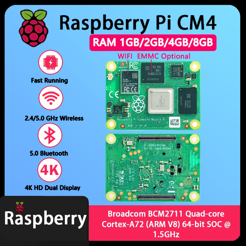 Raspberry Pi CM4 1GB/2GB/4GB/8 - Raspberry Pi Cm4 8Gb Ram 32Gb Emmc Wifi のレビューと価格