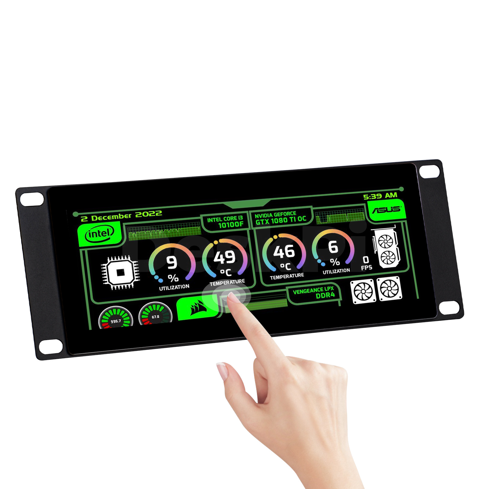 DeskPi 7.84 インチ タッチ スクリーン 1280 - Deskpi Super6C のレビューと価格