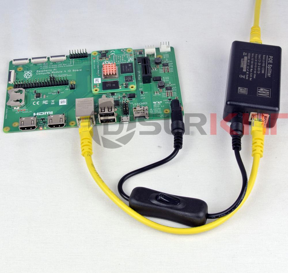 Dslrkitギガビット12V2Aアクティブpoeスプリッタ - Active Poe Splitter Gigabit 12V 2A のレビューと価格