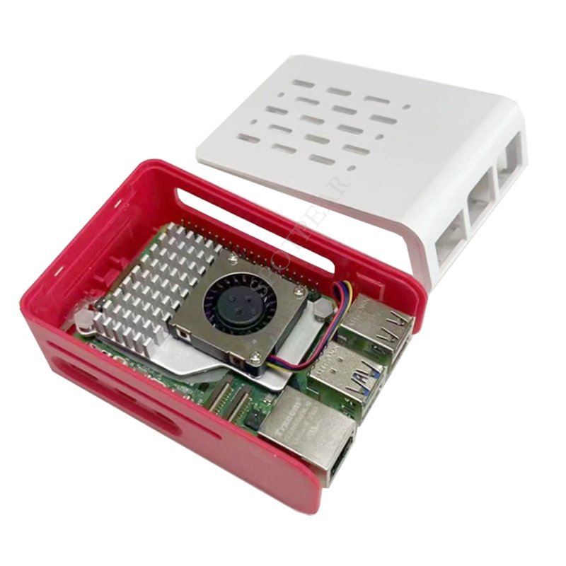 Raspberry Pi 5 赤白冷却ケース 公式アクティブ - Raspberry Pi 5 8Gb のレビューと価格