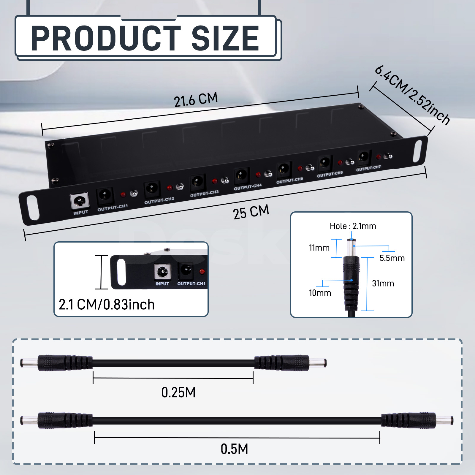 DeskPi DC PDU Lite 7-CH 0.5U D - Deskpi Super6C のレビューと価格