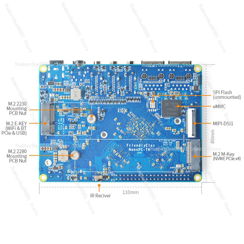 NanoPC T6 開発ボード RK3588 16GB RA - Nanopc T6 16Gb のレビューと価格