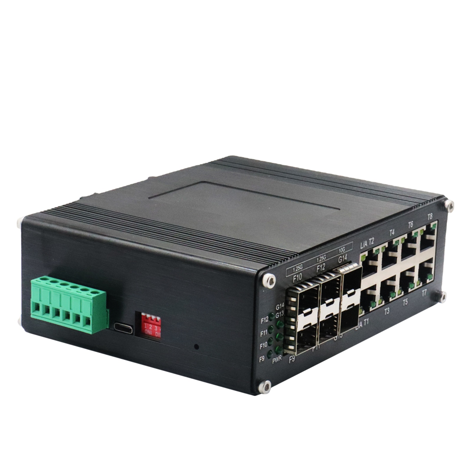 産業用 L2+ 8ポート 10/100/1000T + 4ポ - Sfp+ 10G Managed Switch 8 Port のレビューと価格