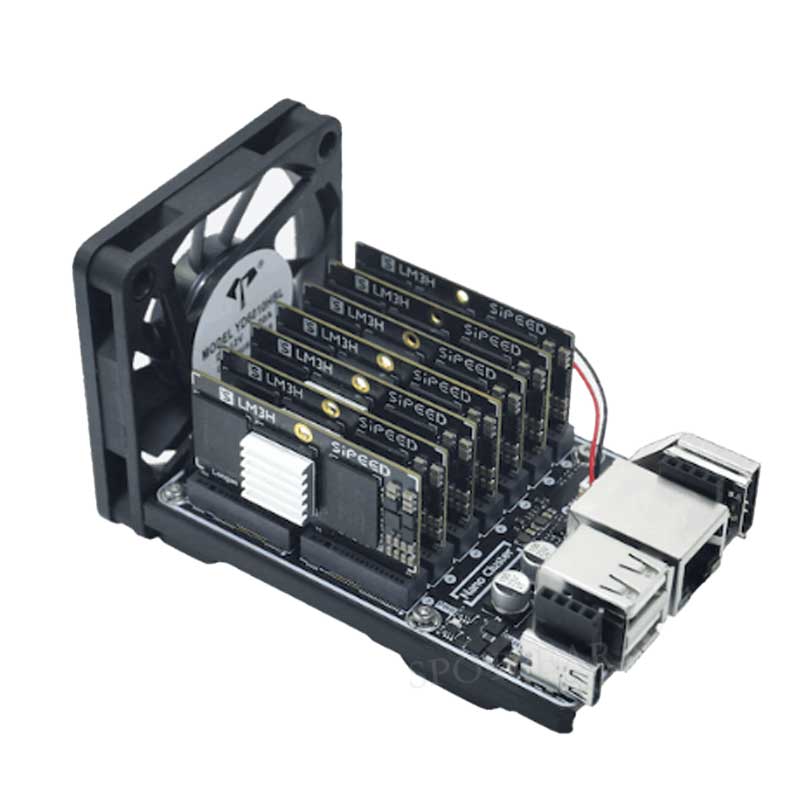 Sipeed NanoCluster ミニクラスタボードミニ - Deskpi Super6C のレビューと価格