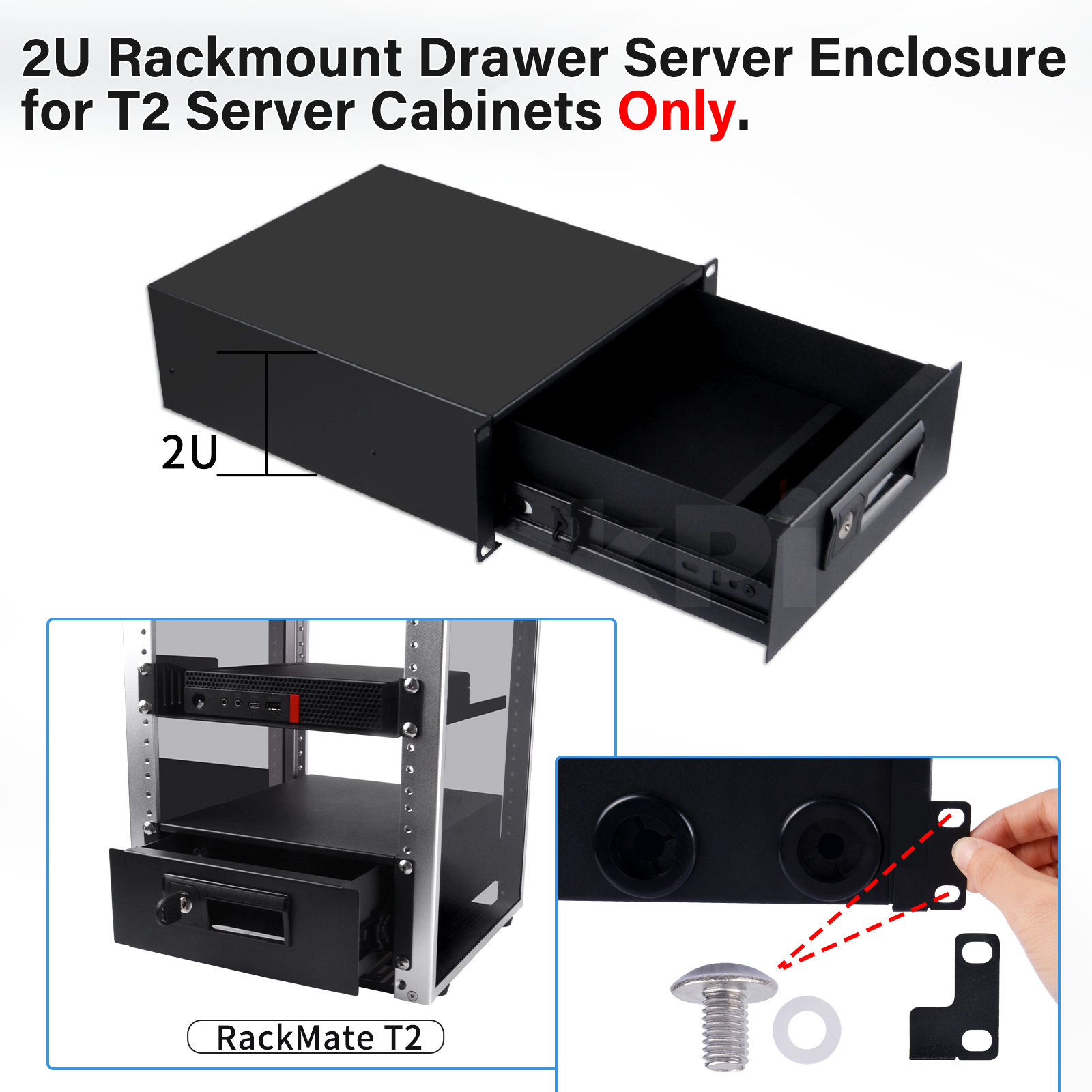 DeskPi RackMate 2U ラックマウント ロック - Deskpi Super6C のレビューと価格