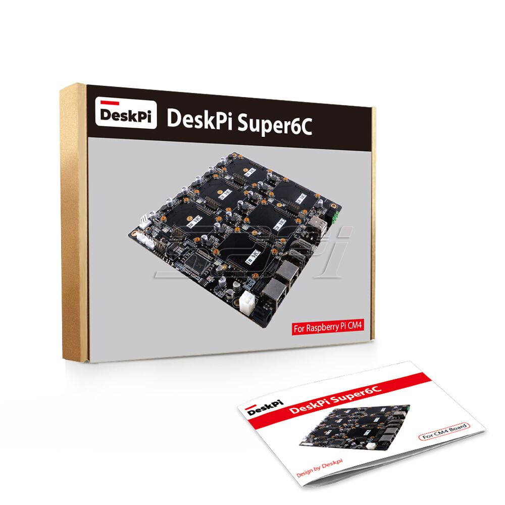 52Pi New DeskPi Super6C Raspbe - Deskpi Super6C のレビューと価格
