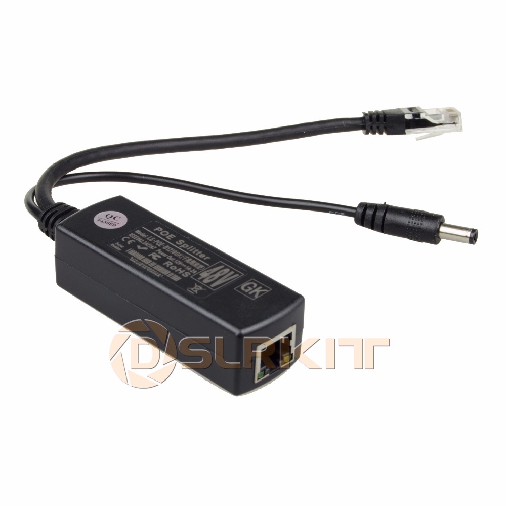DSLRKIT ギガビットアクティブ PoE スプリッタパワ - Active Poe Splitter Gigabit 12V 2A のレビューと価格